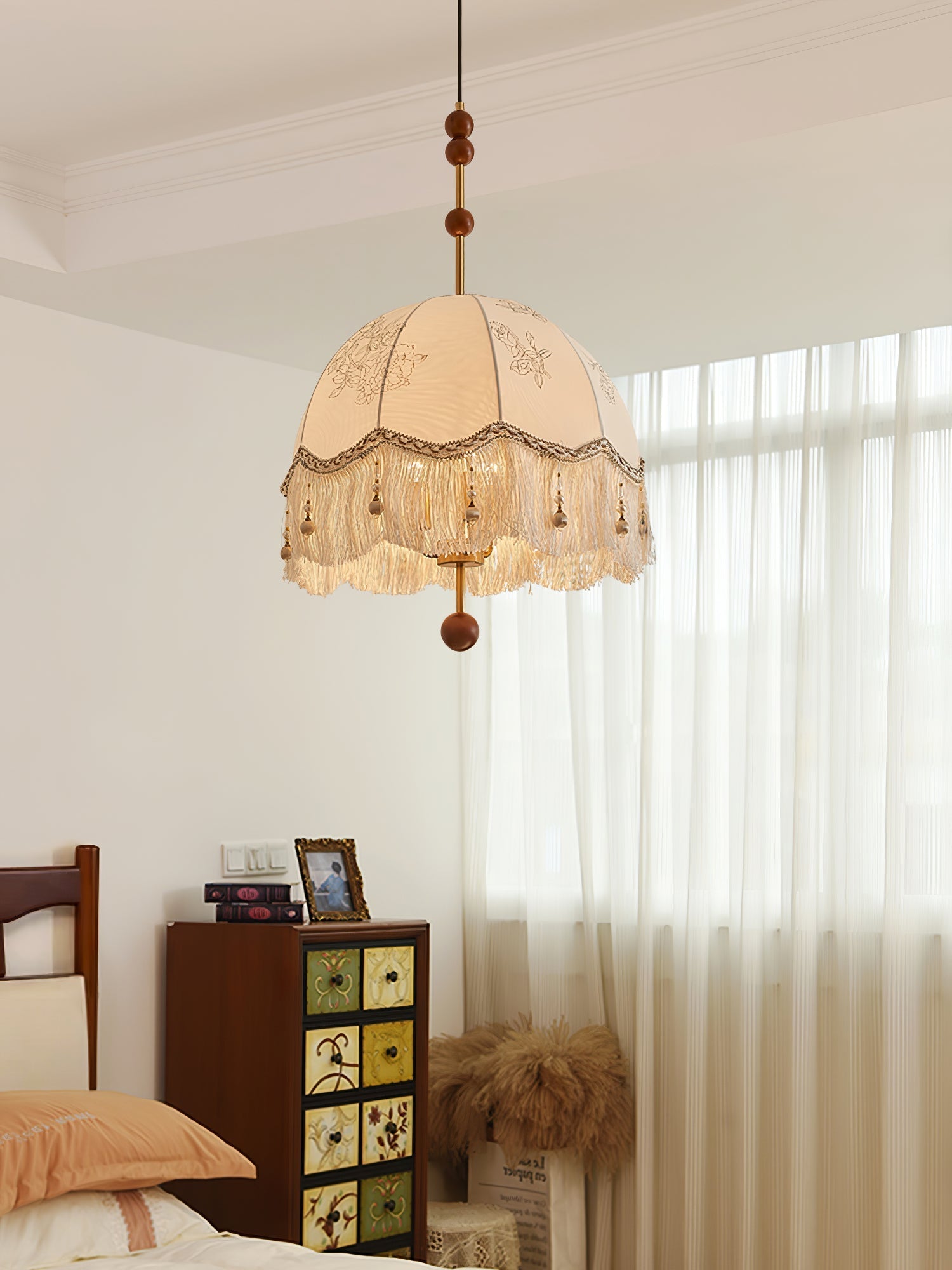 Iltalaris Unique Elegance Fringe Pendant Lamp - Letslighting