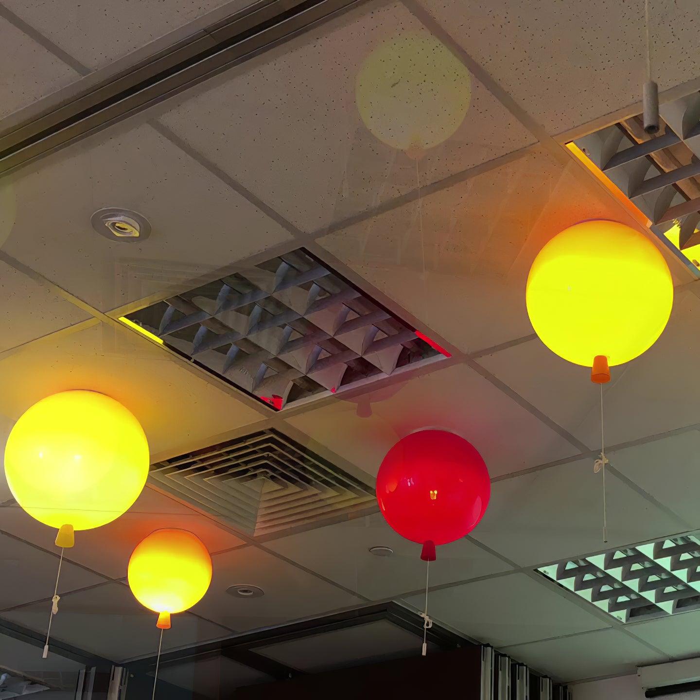 Solara Ceiling Light Acrylic Balloon Astronaut Playful Kids Room - Letslighting