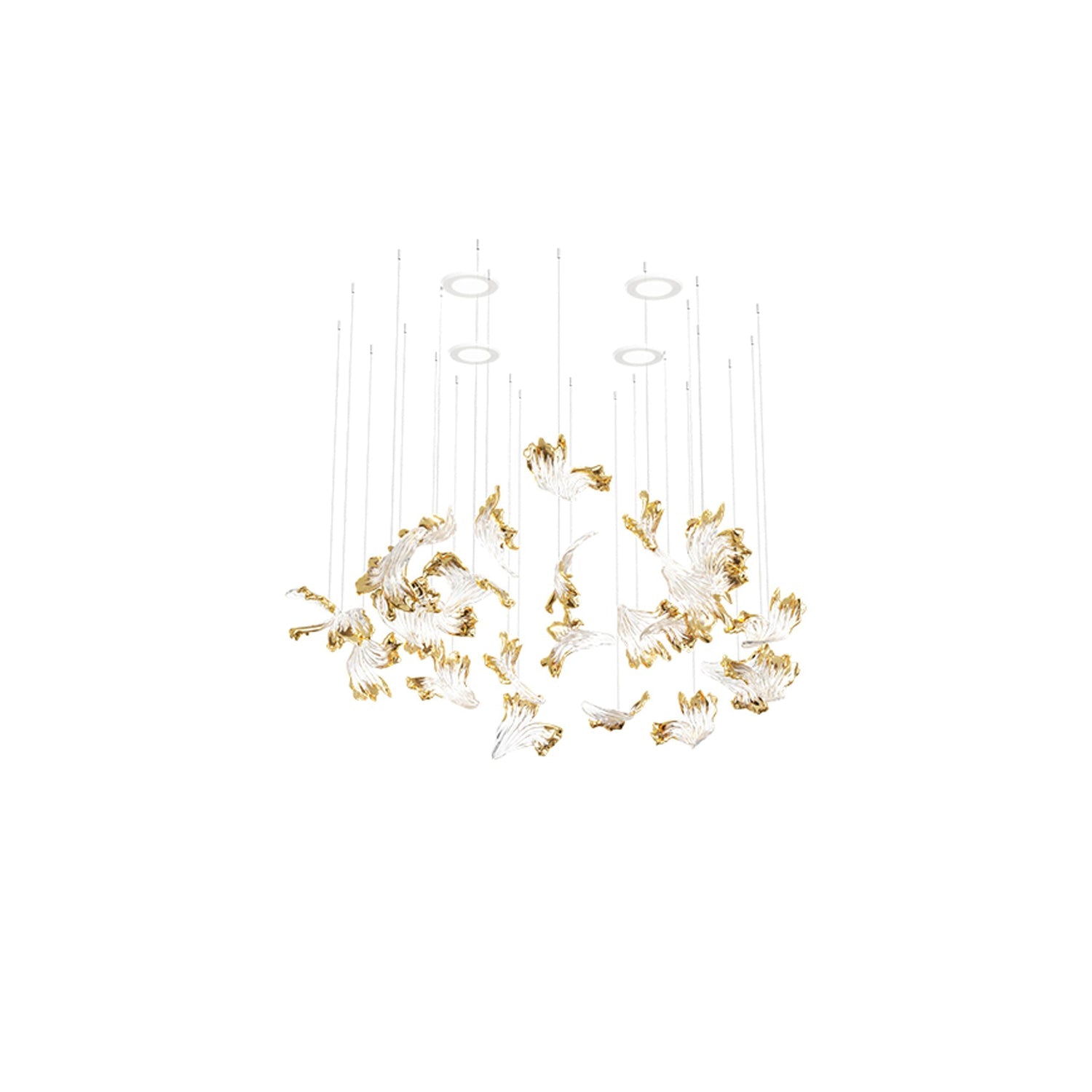 Citalora Crystal Cluster Pendant Light Chandelier - Letslighting