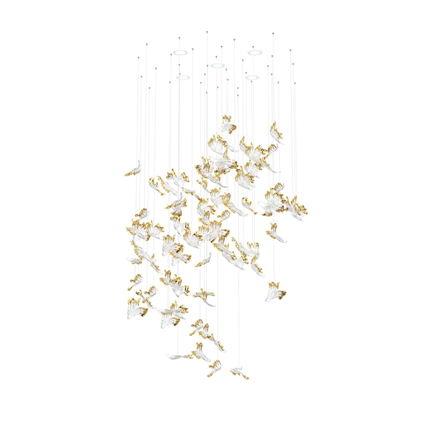 Citalora Crystal Cluster Pendant Light Chandelier - Letslighting