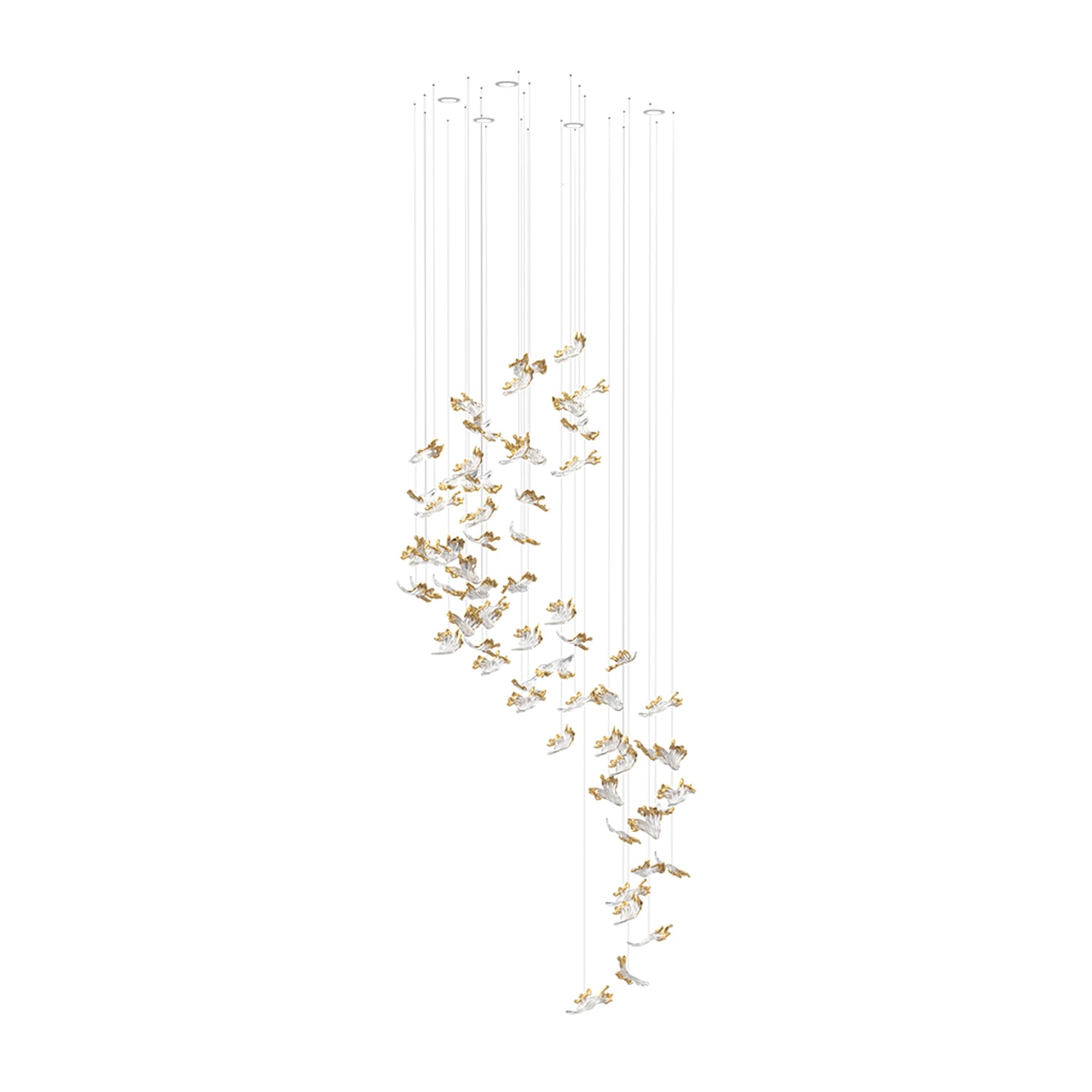 Citalora Crystal Cluster Pendant Light Chandelier - Letslighting