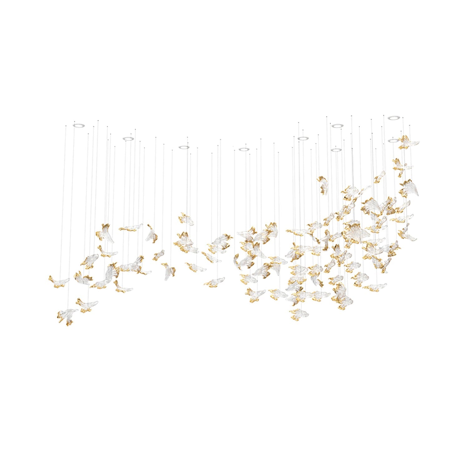 Citalora Crystal Cluster Pendant Light Chandelier - Letslighting