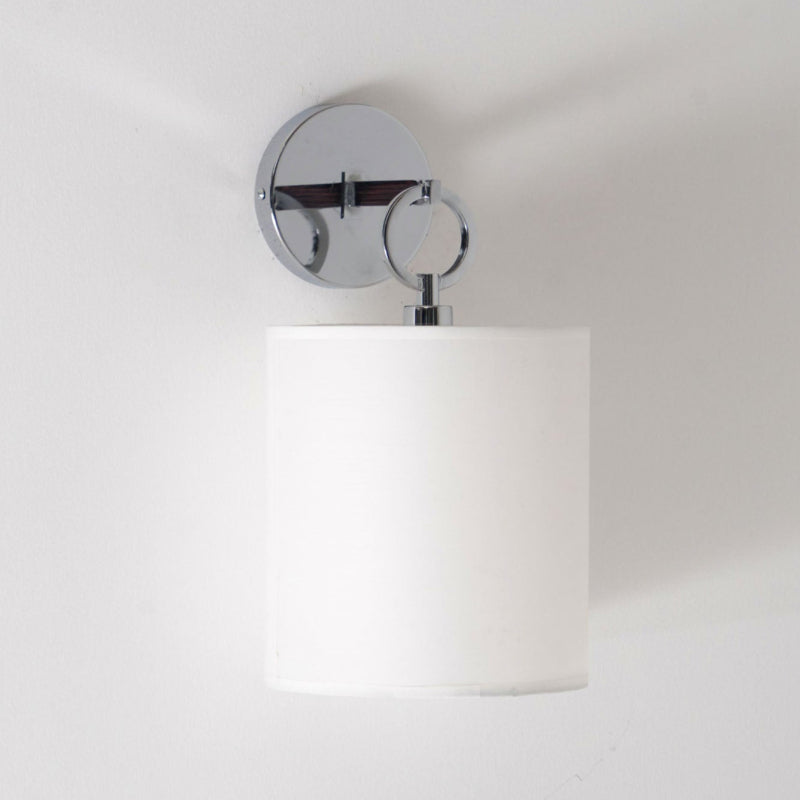 Cotheor Modern Minimalist Circle Brass Fabric Sconce Wall Lamp - Letslighting
