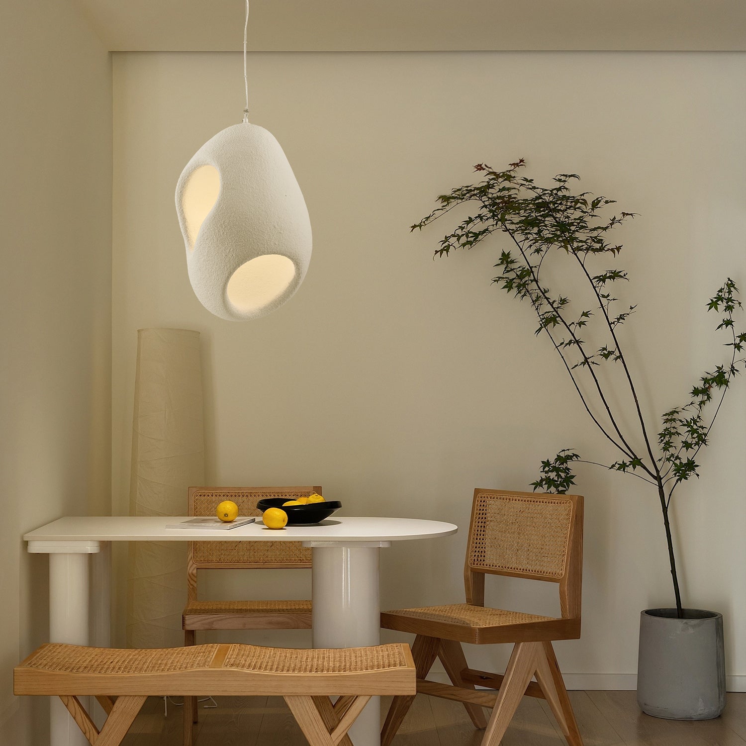 Zavelyra Textured Resin Pendant Light - Letslighting