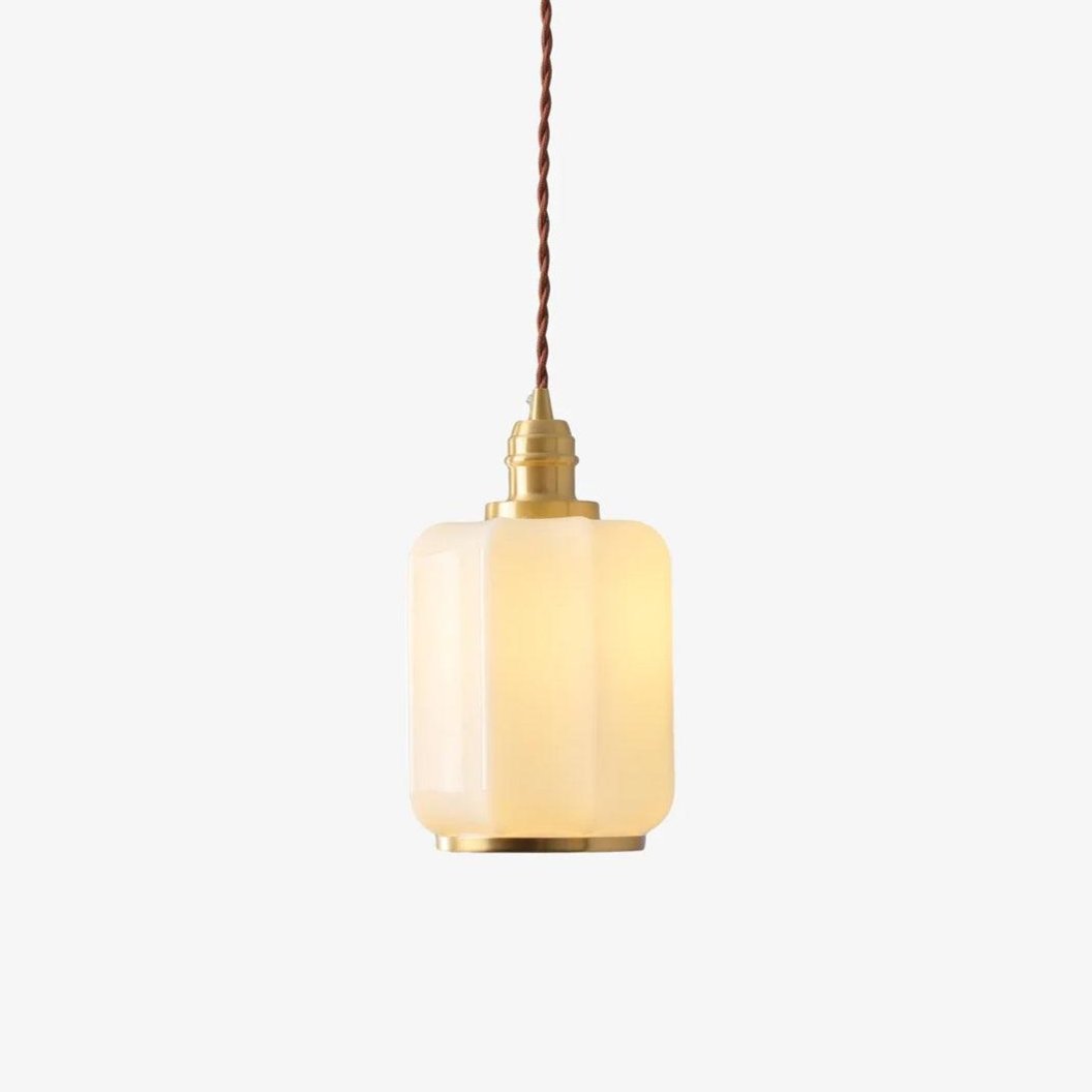 Lume Brass Vintage Pendant Light - Letslighting