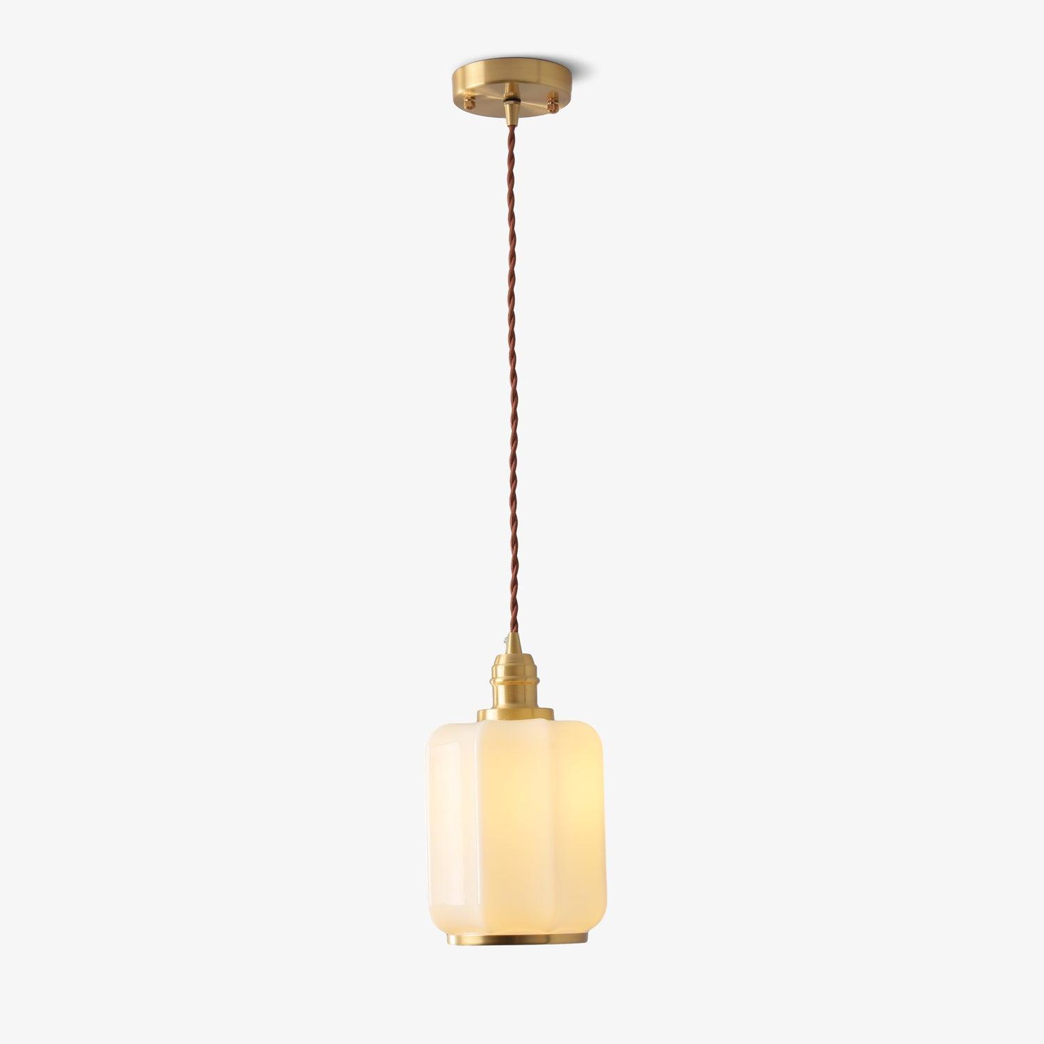 Lume Brass Vintage Pendant Light - Letslighting