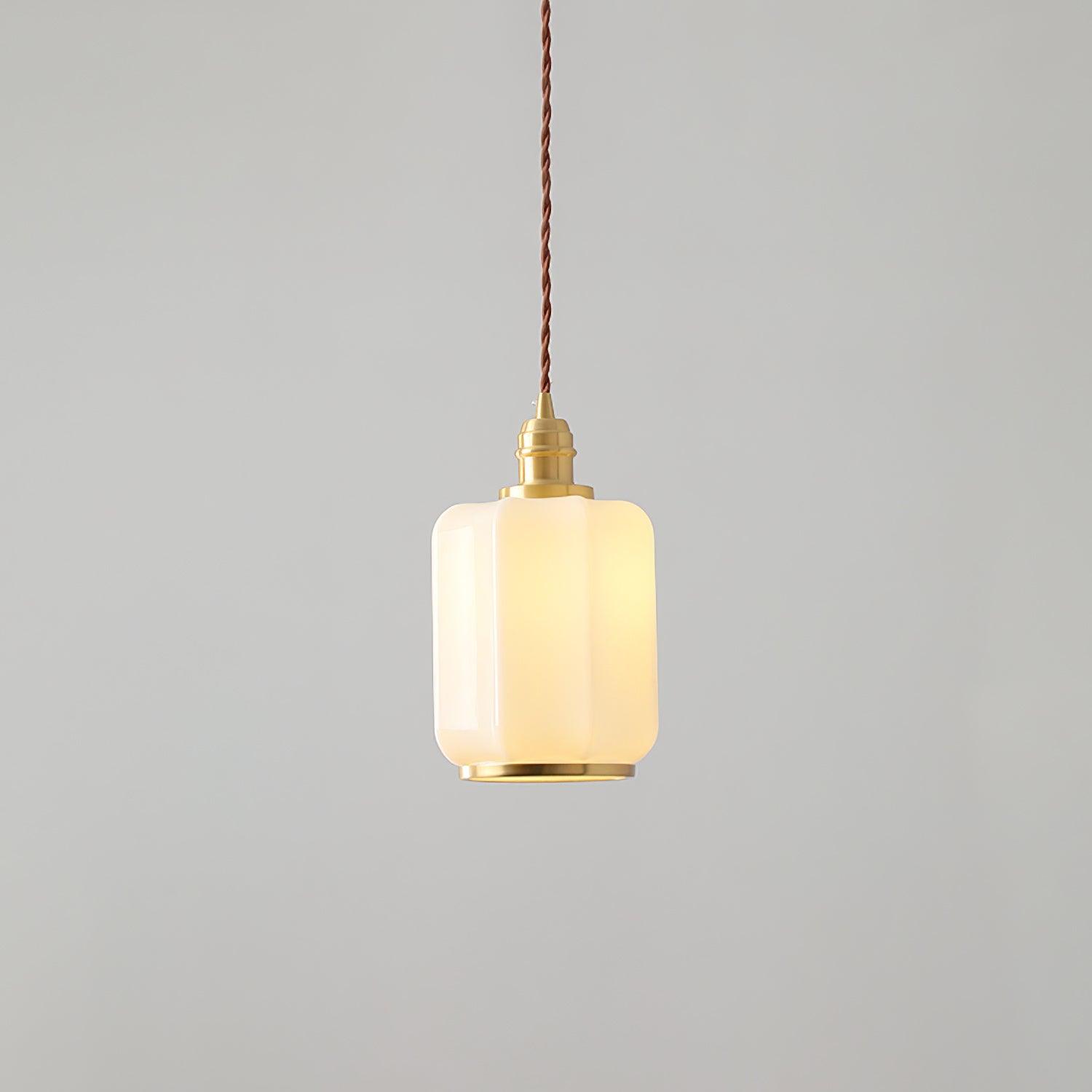 Lume Brass Vintage Pendant Light - Letslighting
