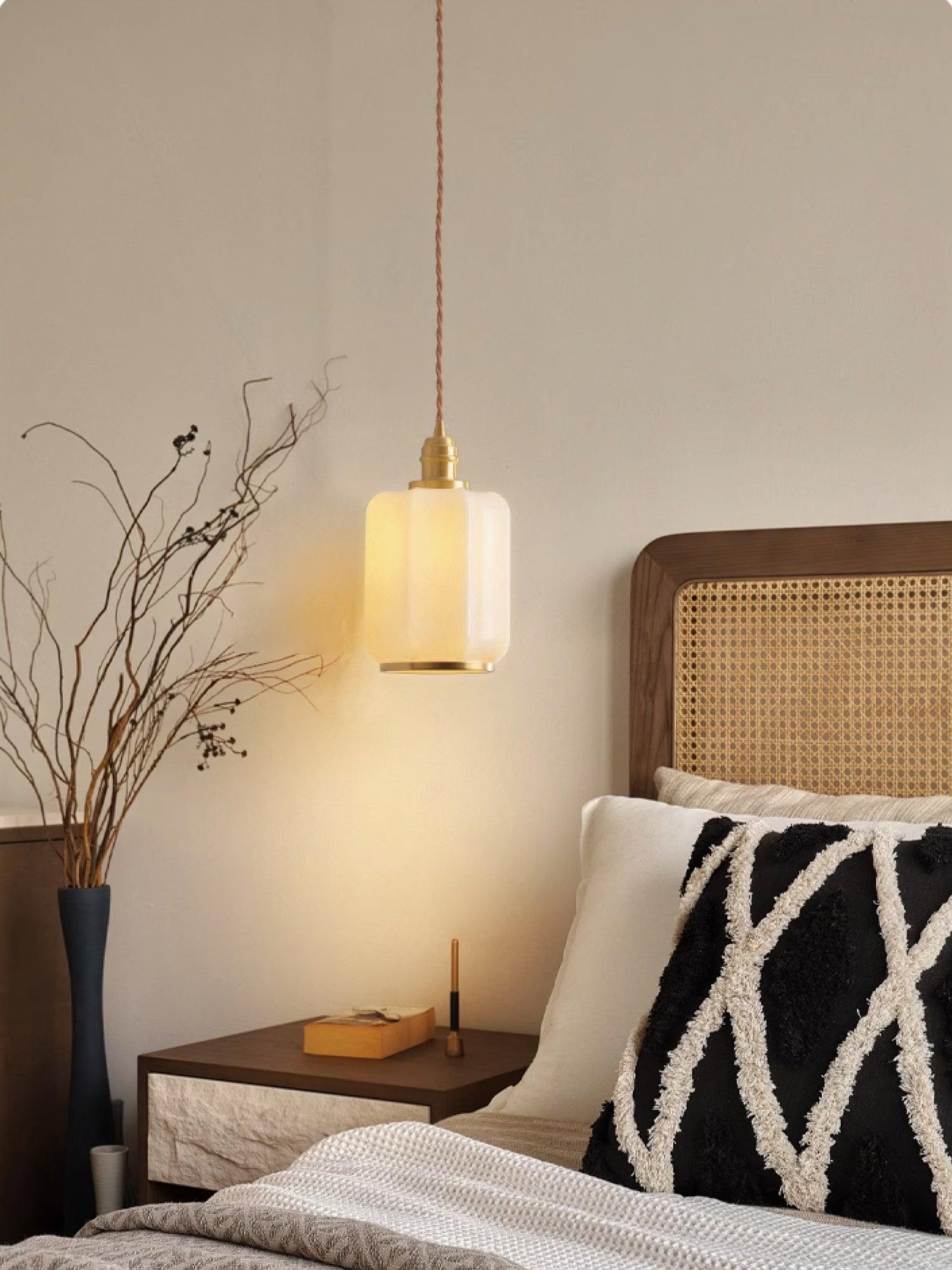 Lume Brass Vintage Pendant Light - Letslighting