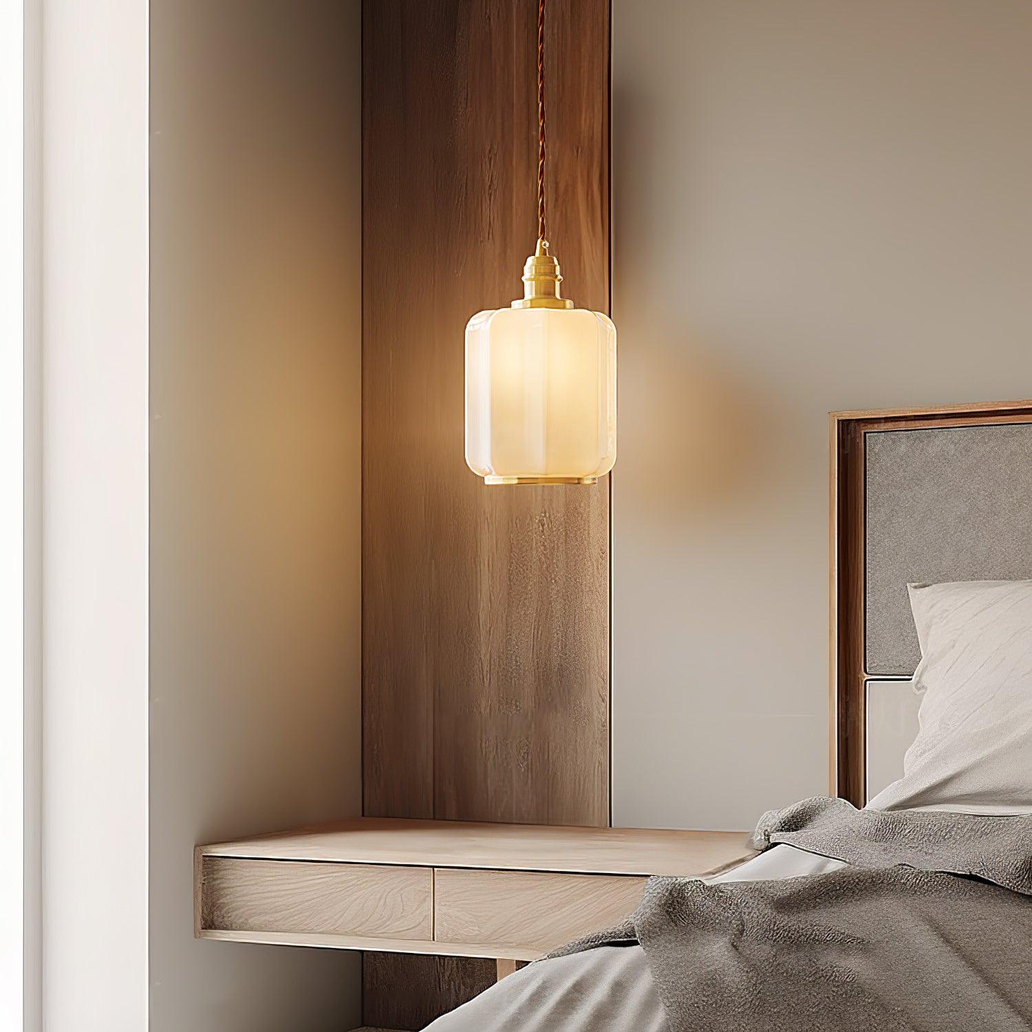 Lume Brass Vintage Pendant Light - Letslighting