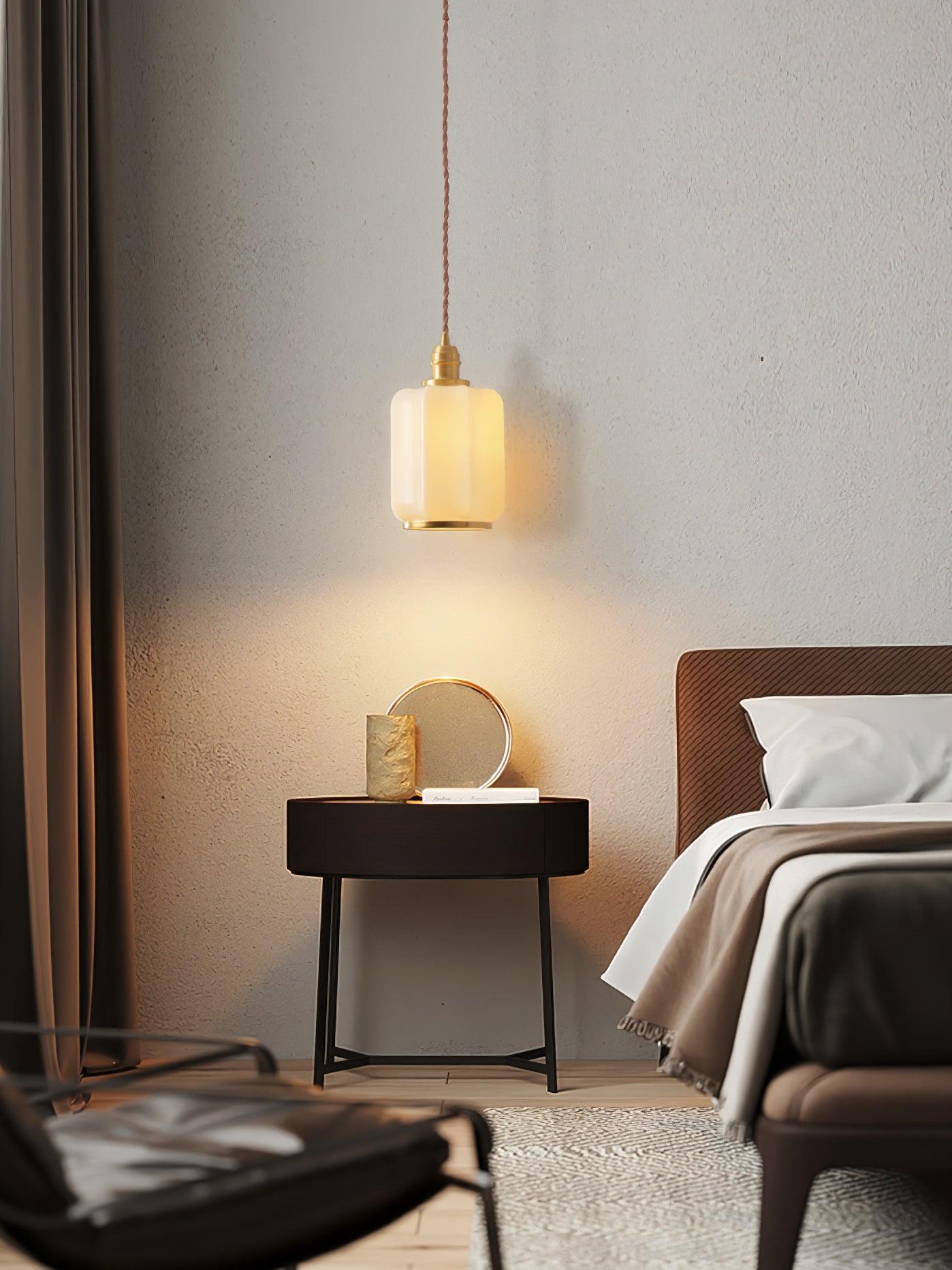 Lume Brass Vintage Pendant Light - Letslighting