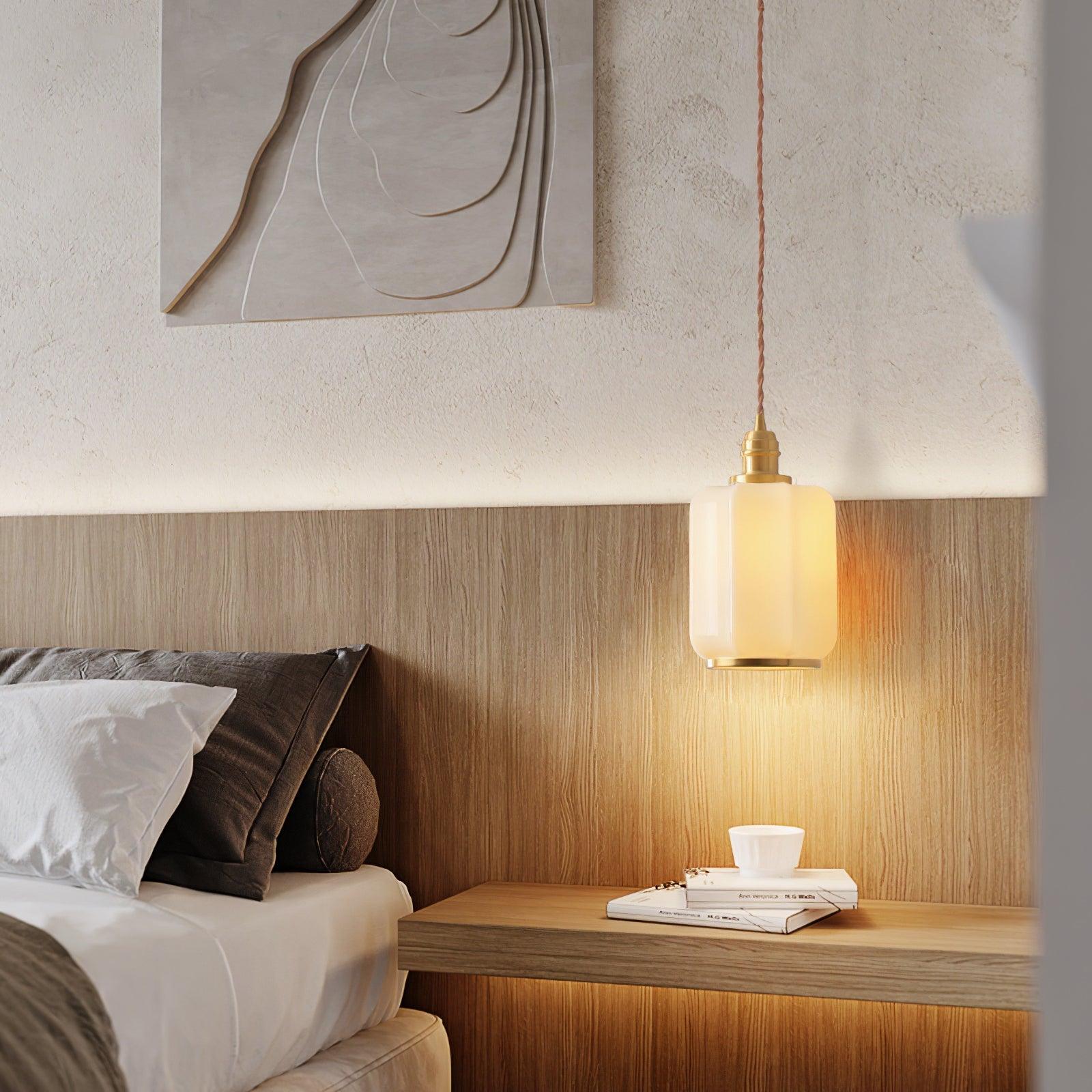 Lume Brass Vintage Pendant Light - Letslighting