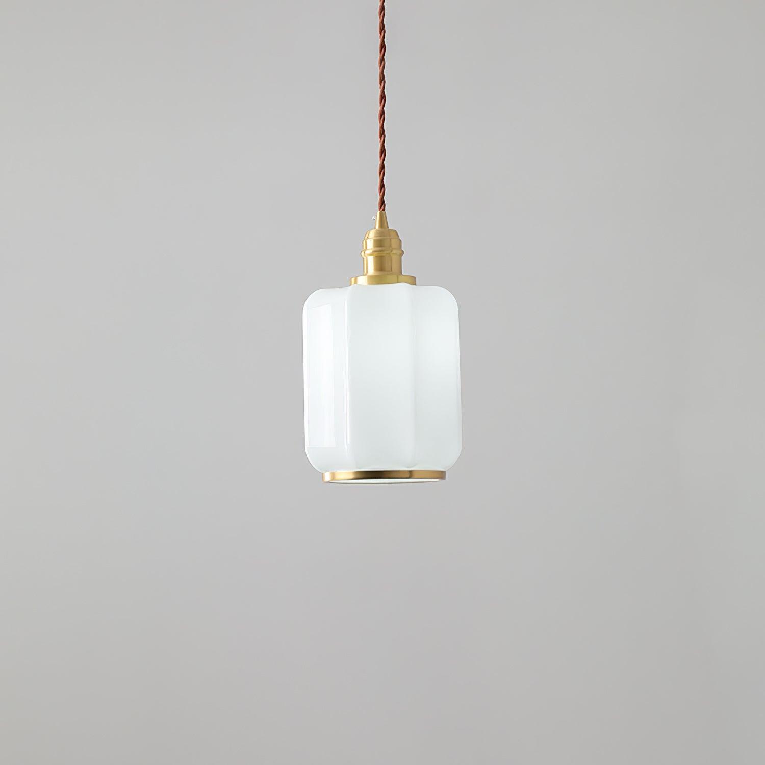 Lume Brass Vintage Pendant Light - Letslighting