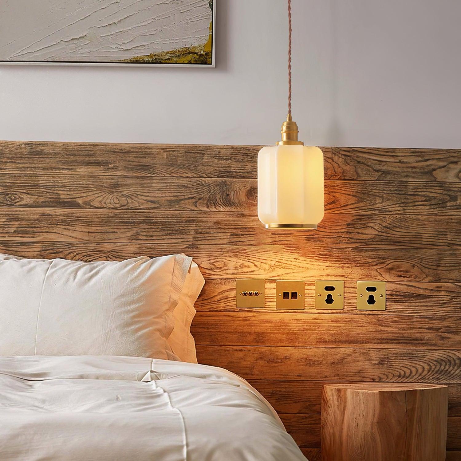Lume Brass Vintage Pendant Light - Letslighting