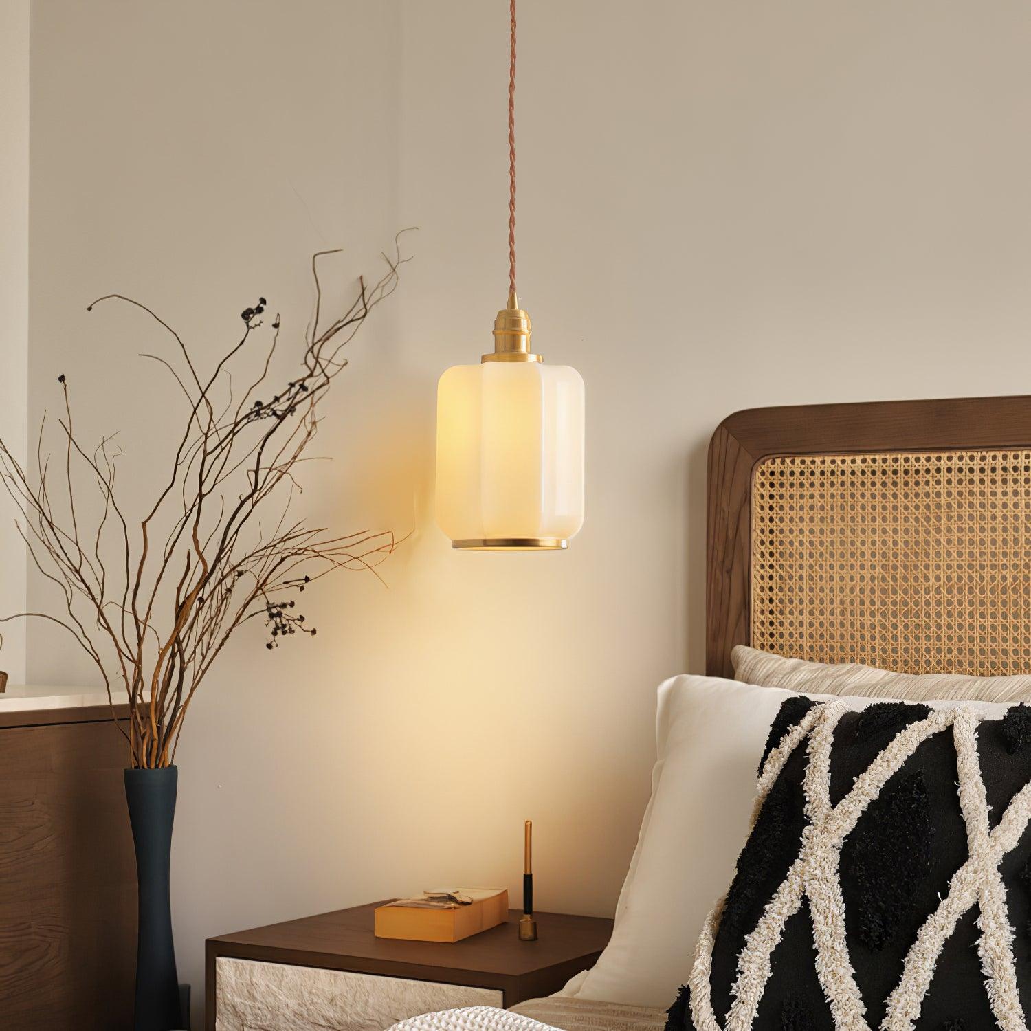 Lume Brass Vintage Pendant Light - Letslighting