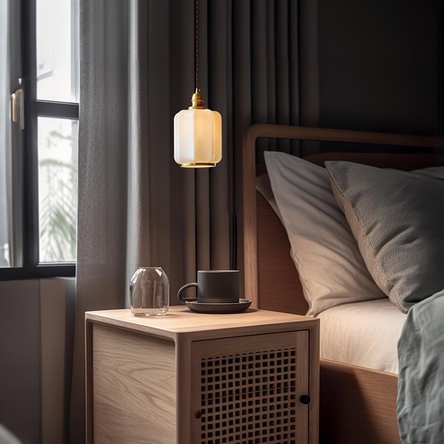 Lume Brass Vintage Pendant Light - Letslighting