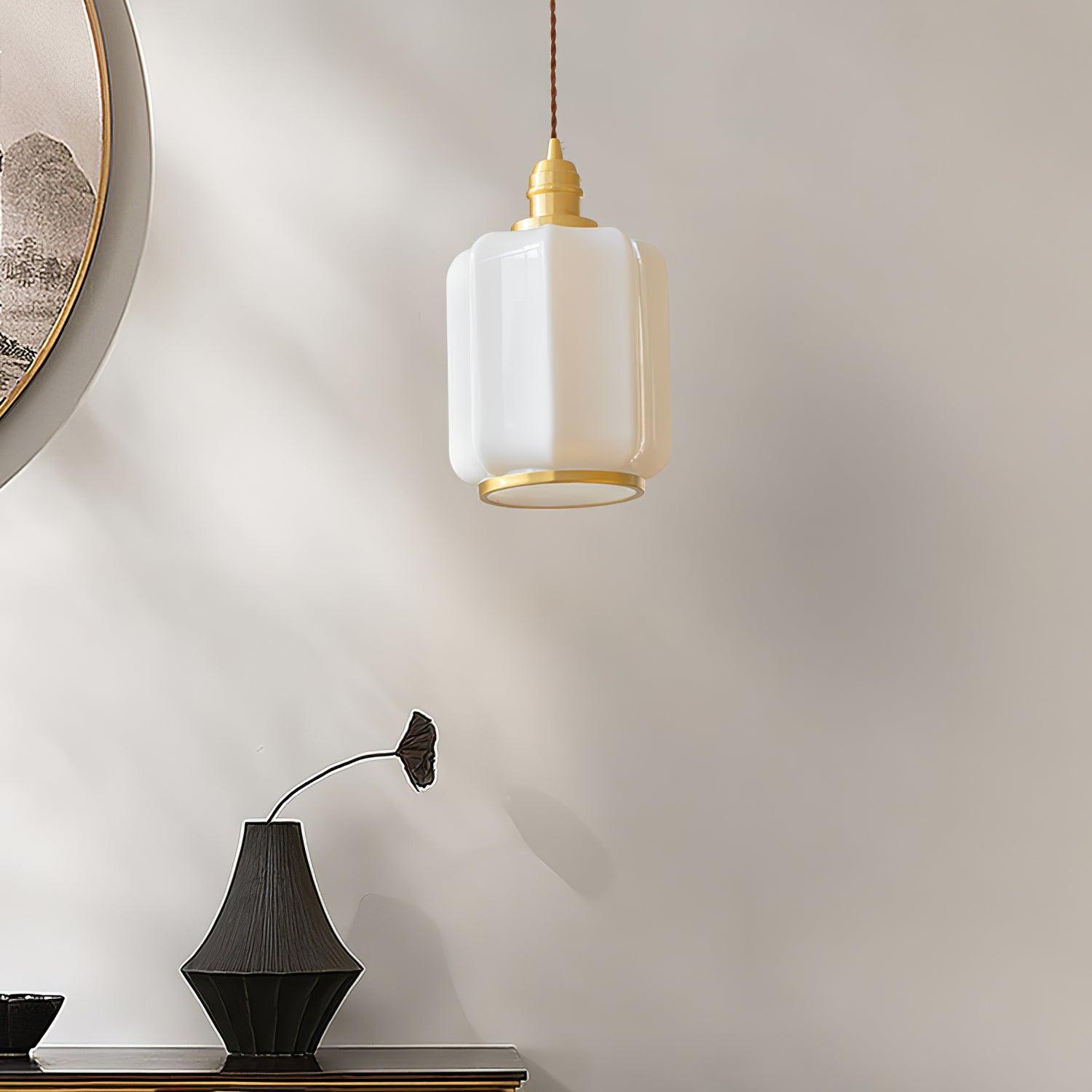 Lume Brass Vintage Pendant Light - Letslighting