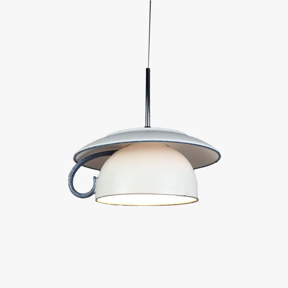 Valentina Nordic Cup Ceramic LED Pendant Light Bedroom - Letslighting