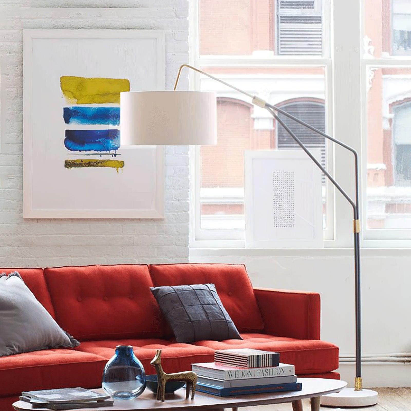Herman Minimalist Marble Floor Lamp - Letslighting