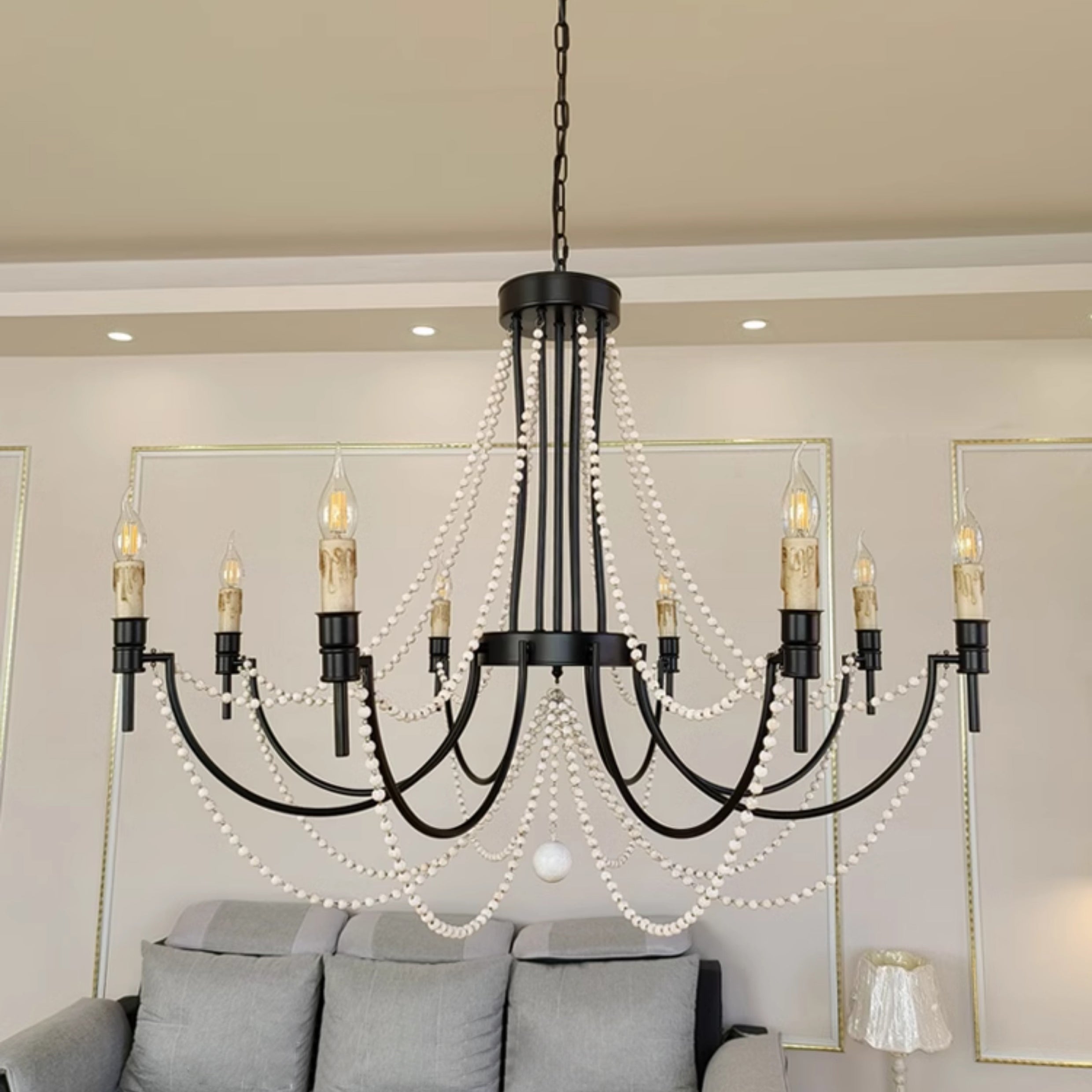 Nyraeyra Vintage Industrial Percy Chandelier - Letslighting