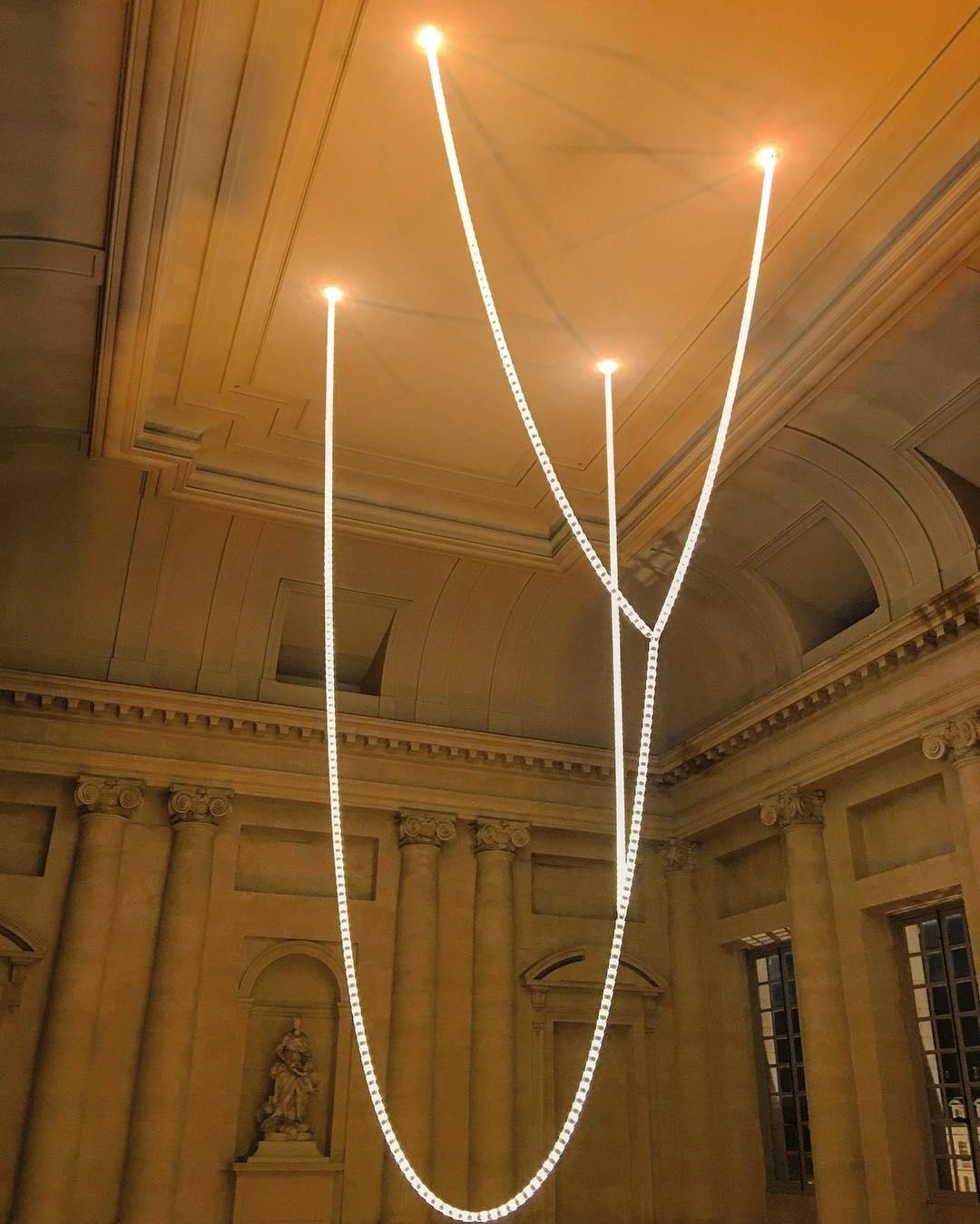 Lustra Chandelier Crystal Gold LED 3-Line - Letslighting