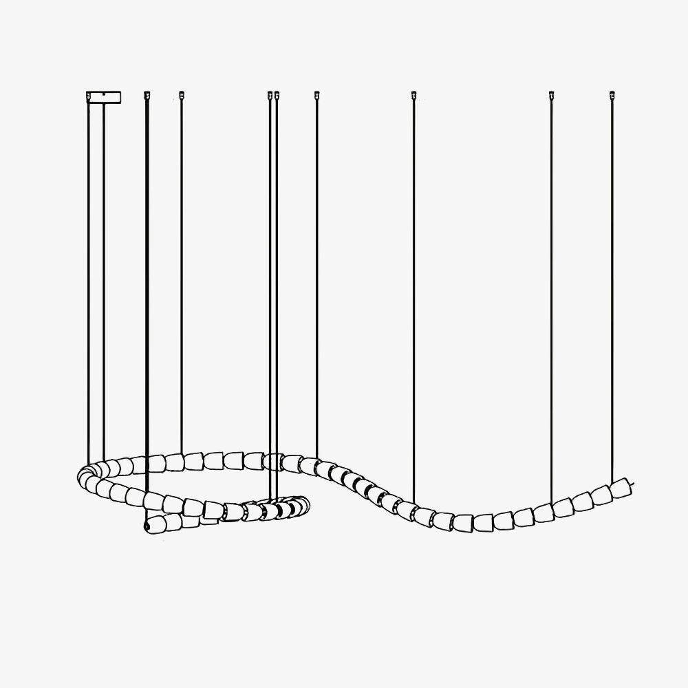 Luminara Crystal Cascade Chandelier - Letslighting