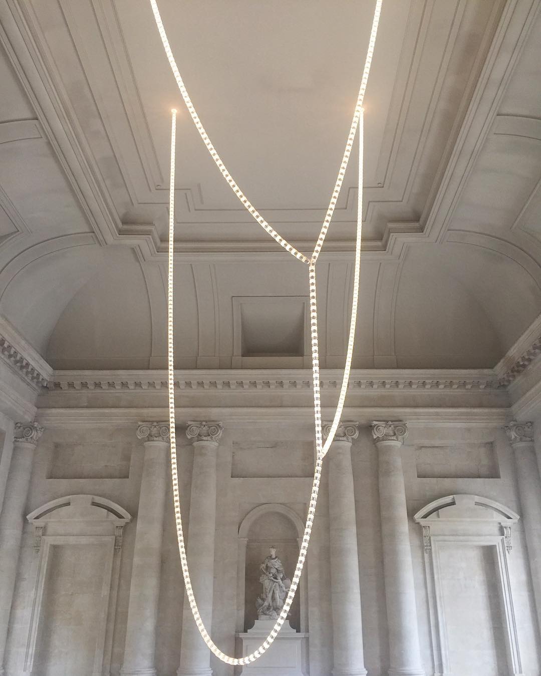 Lustra Chandelier Crystal Gold LED 3-Line - Letslighting