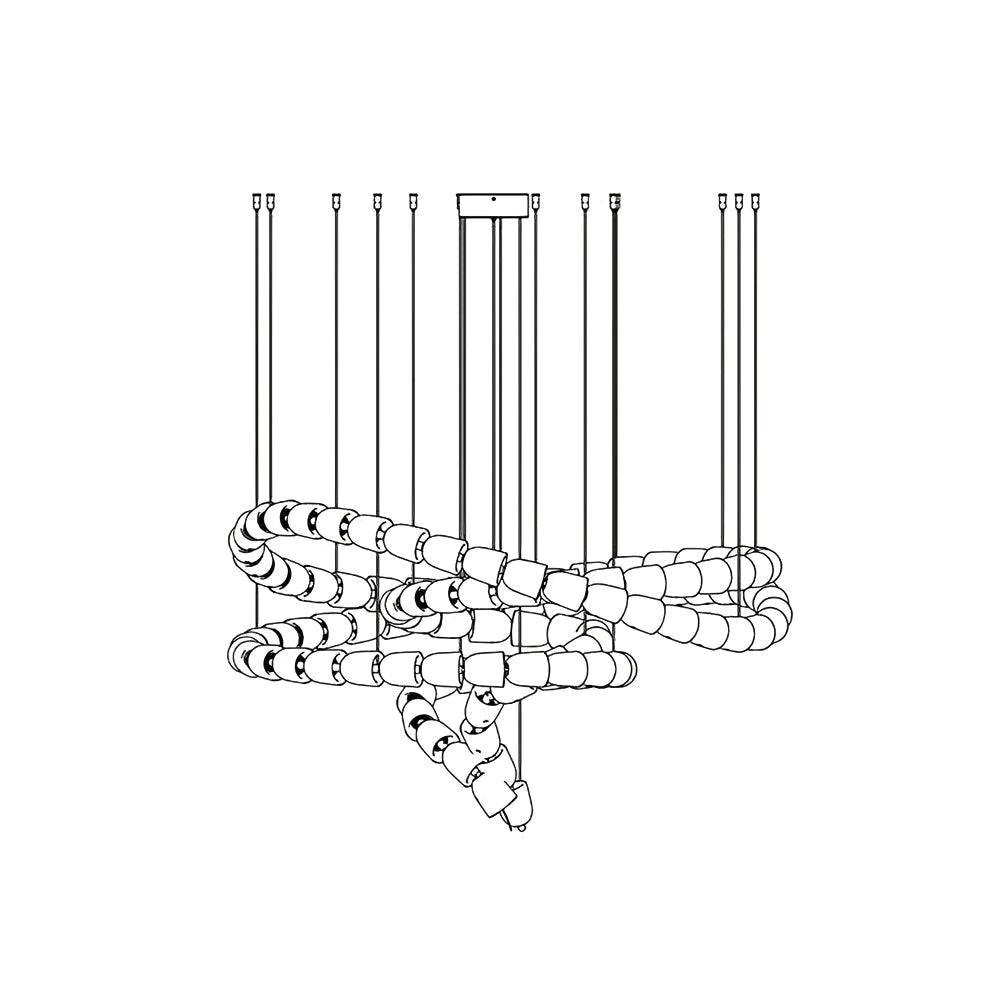 Cavenira Art Deco Crystal Chandelier - Letslighting