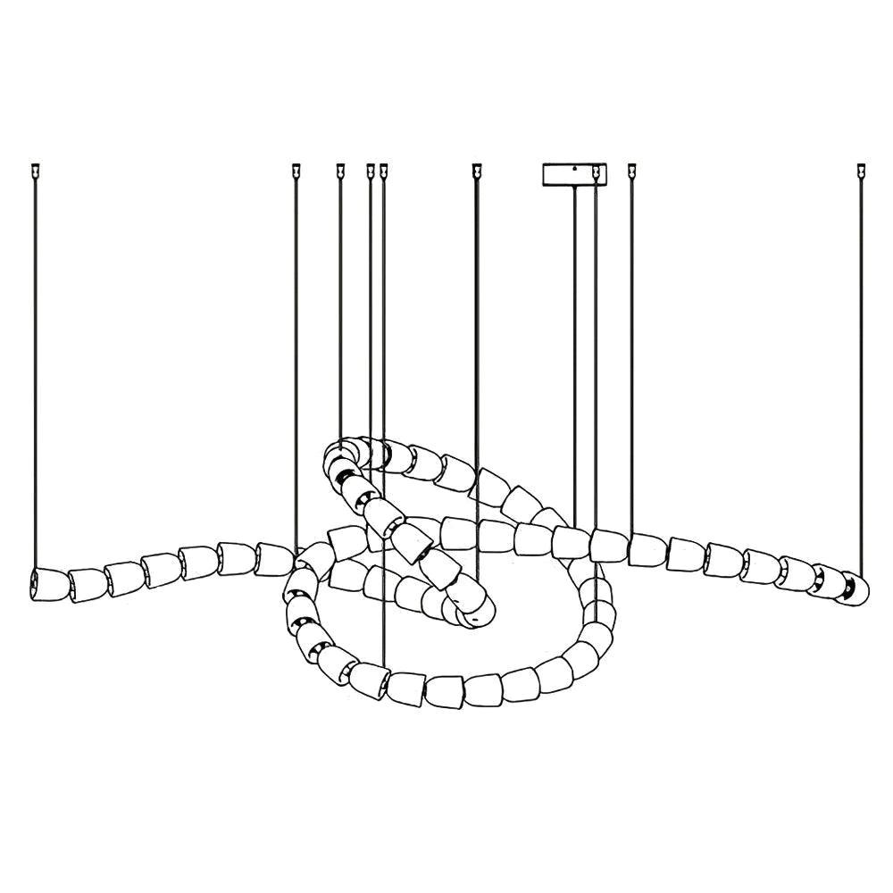 Zemirisra Modern Acrylic Chandelier - Letslighting