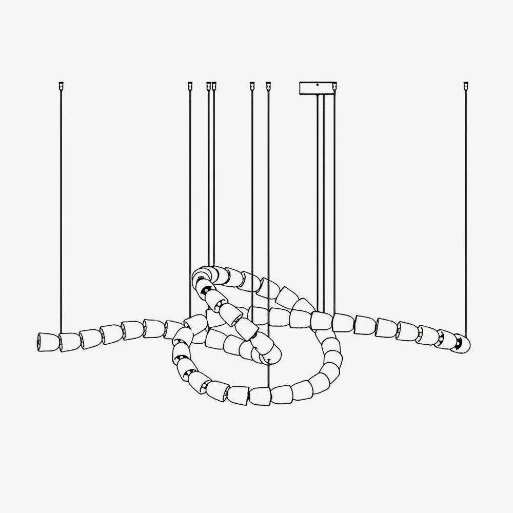Zemirisra Modern Acrylic Chandelier - Letslighting