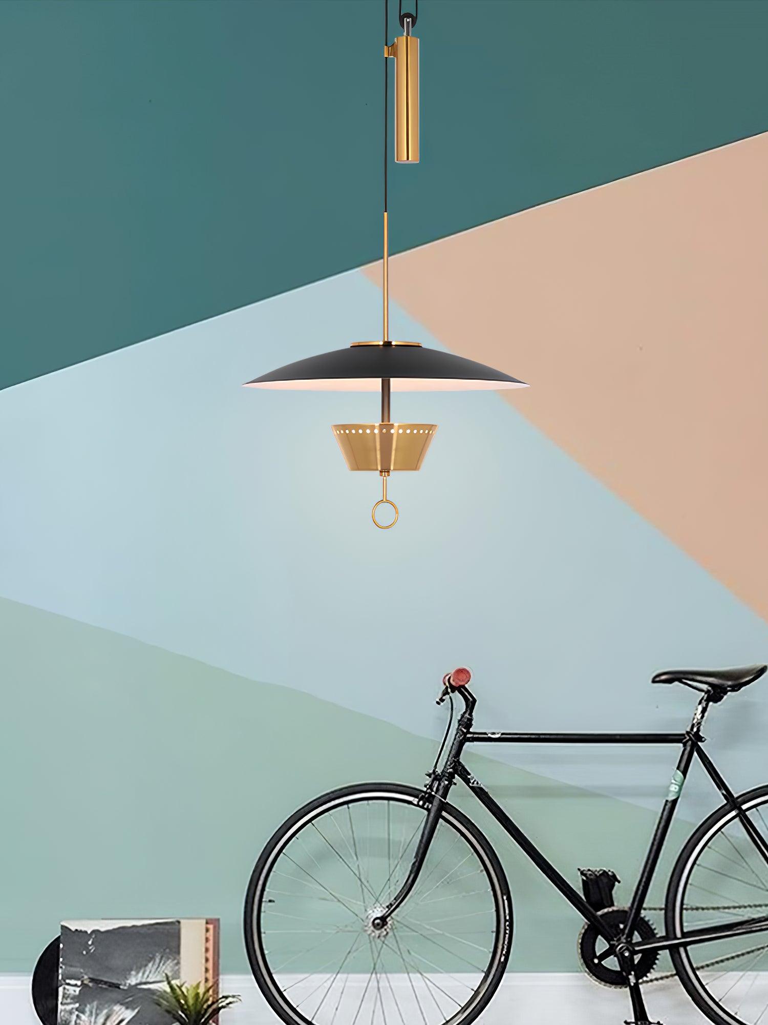 Lustra Chandelier Retro Brass - Letslighting