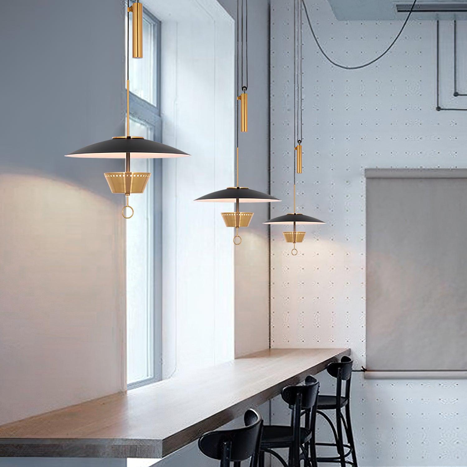 Lustra Chandelier Retro Brass - Letslighting