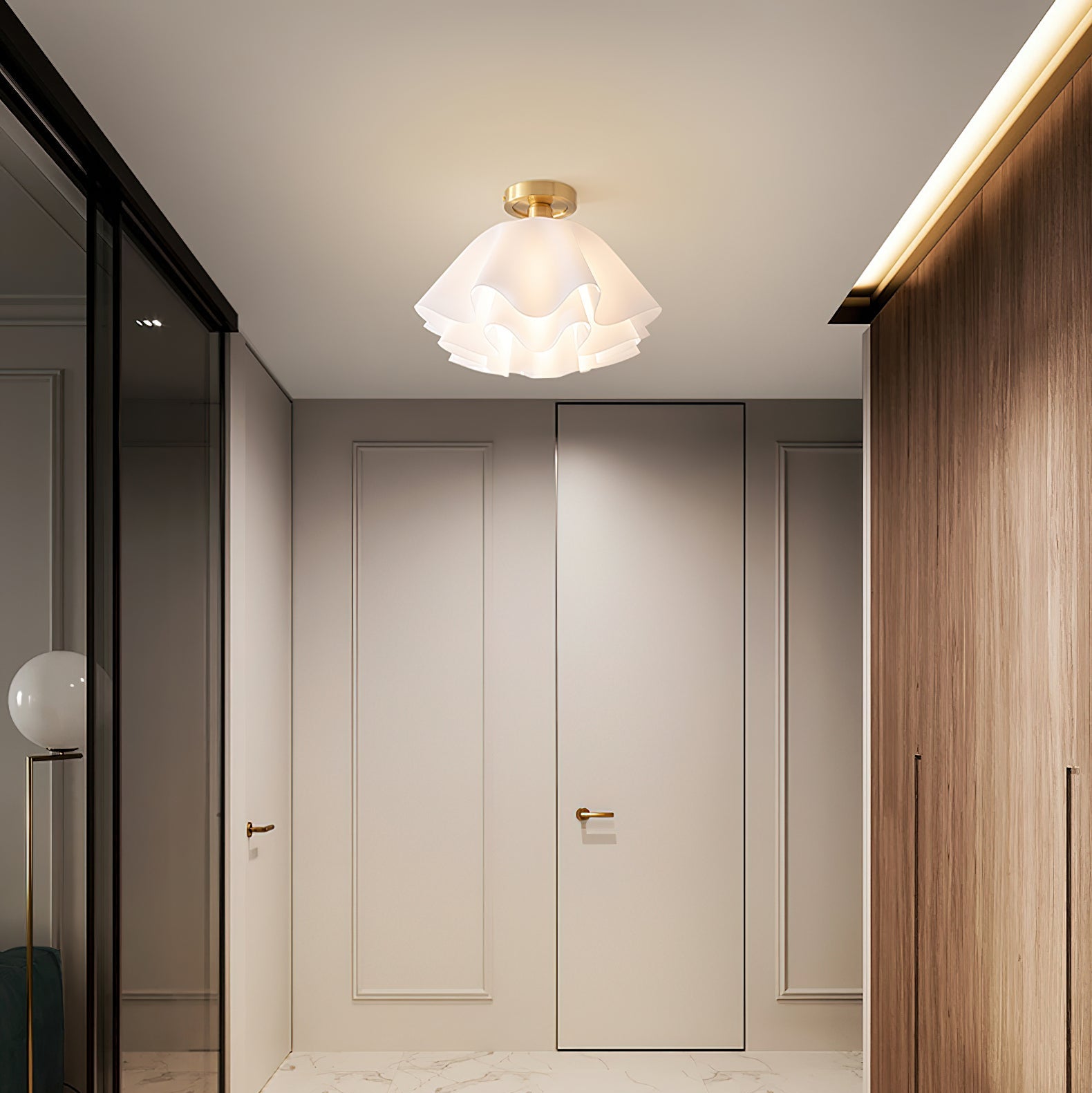 Valentina Ceiling Light Flower-Shape