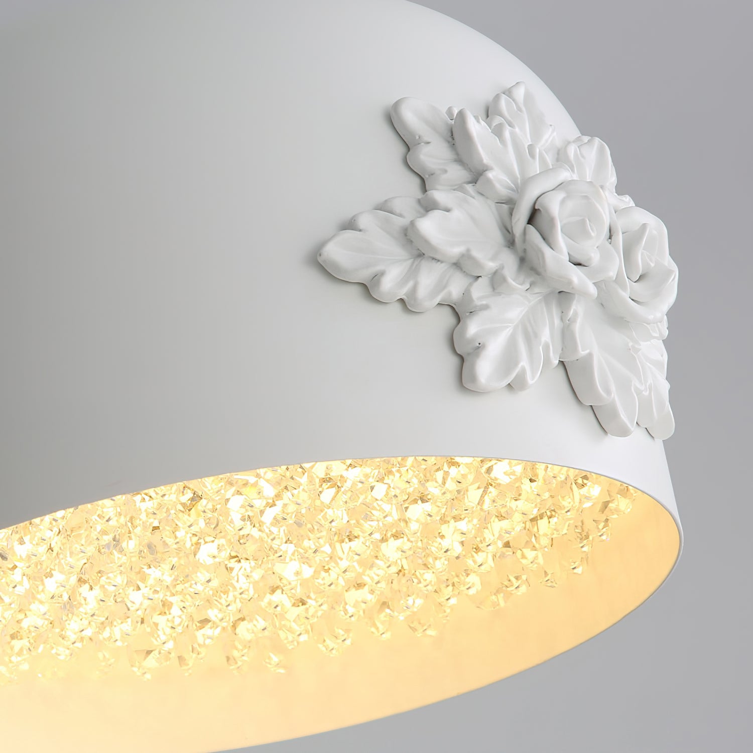 Gaina Pendant Lamp Floral Drum - Letslighting