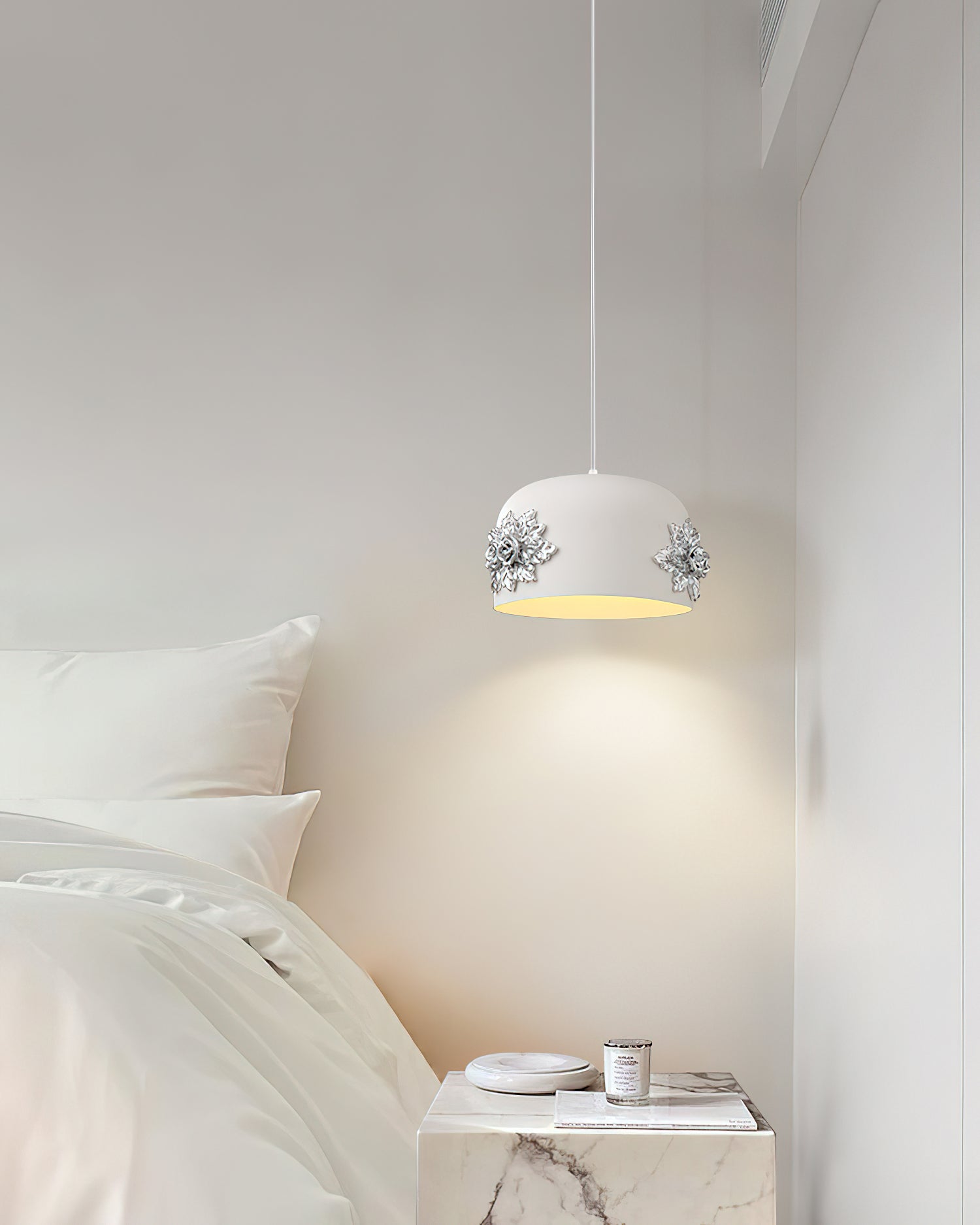 Gaina Pendant Lamp Floral Drum - Letslighting