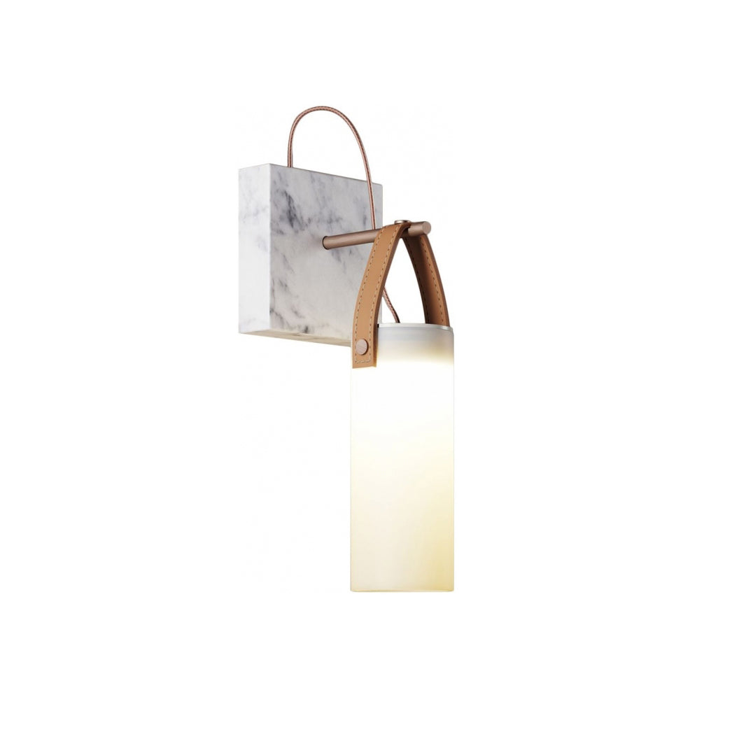Zerinen Modern Minimalist Marble Glass Wall Lamp - Letslighting