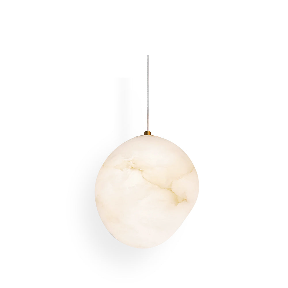 Goose Pendant Lamp Alabaster Brass Sophistication - Letslighting
