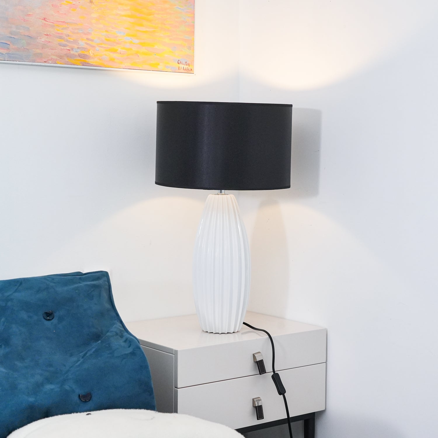 Carlton Modern Ceramics Table Lamp - Letslighting