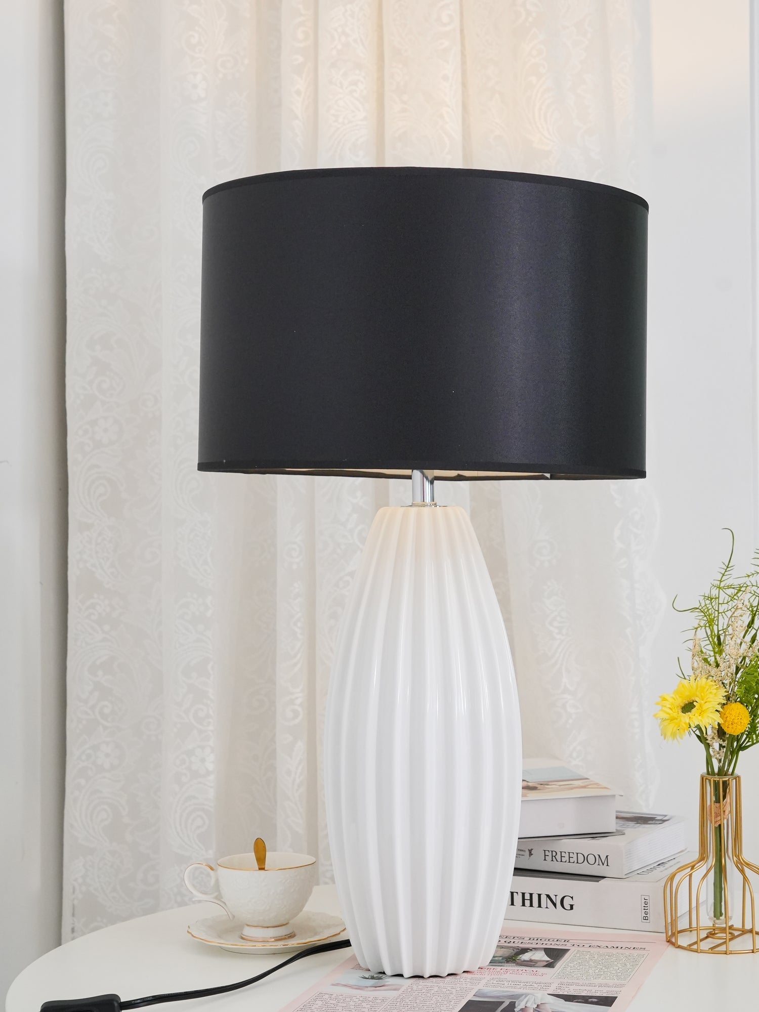 Carlton Modern Ceramics Table Lamp - Letslighting