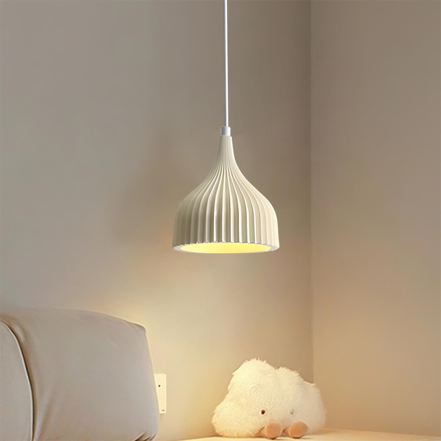 Garay Pendant Lamp Pleated Curved Minimalist - Letslighting