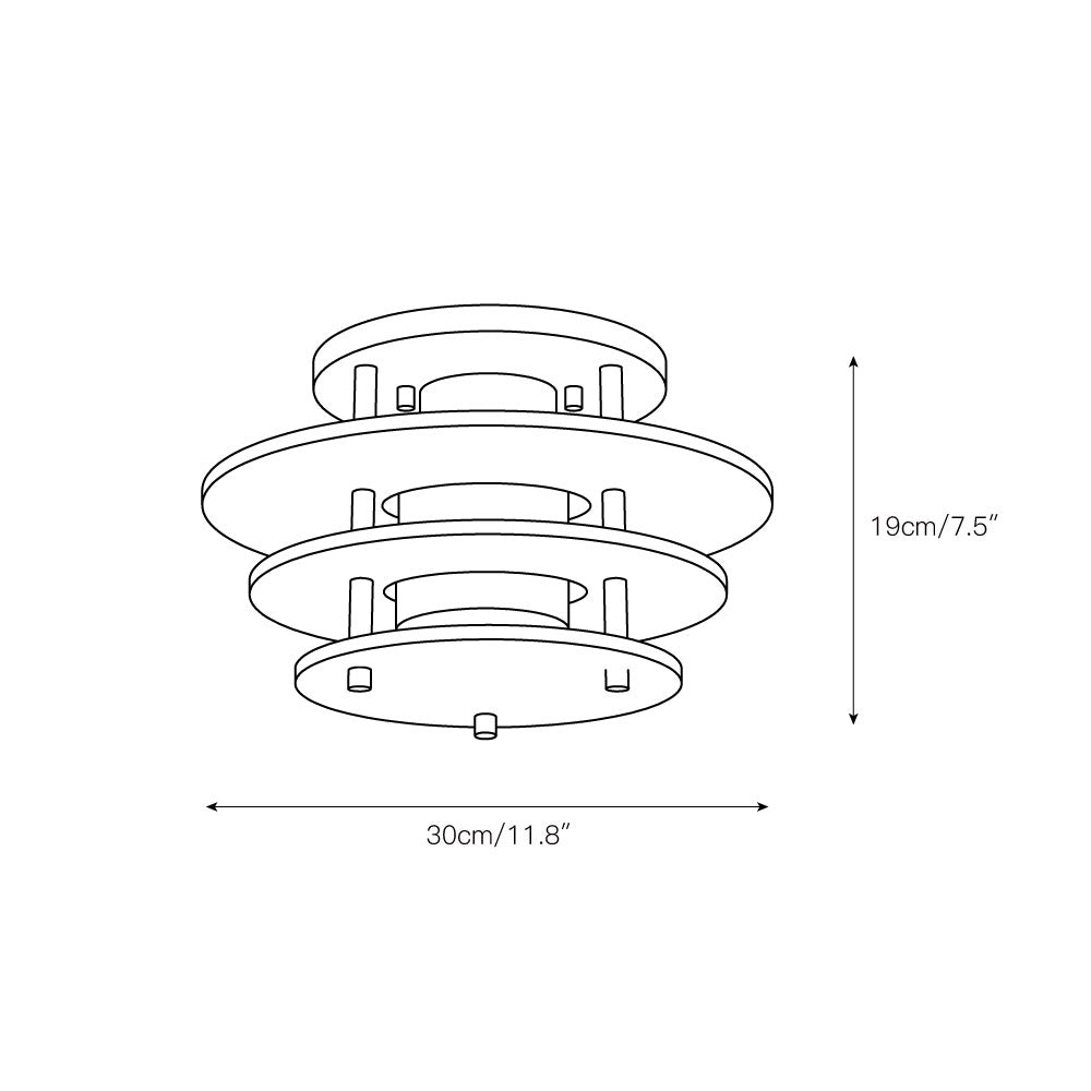 Zovena Modern Minimalist Steel Alabaster Ceiling Lamp - Letslighting