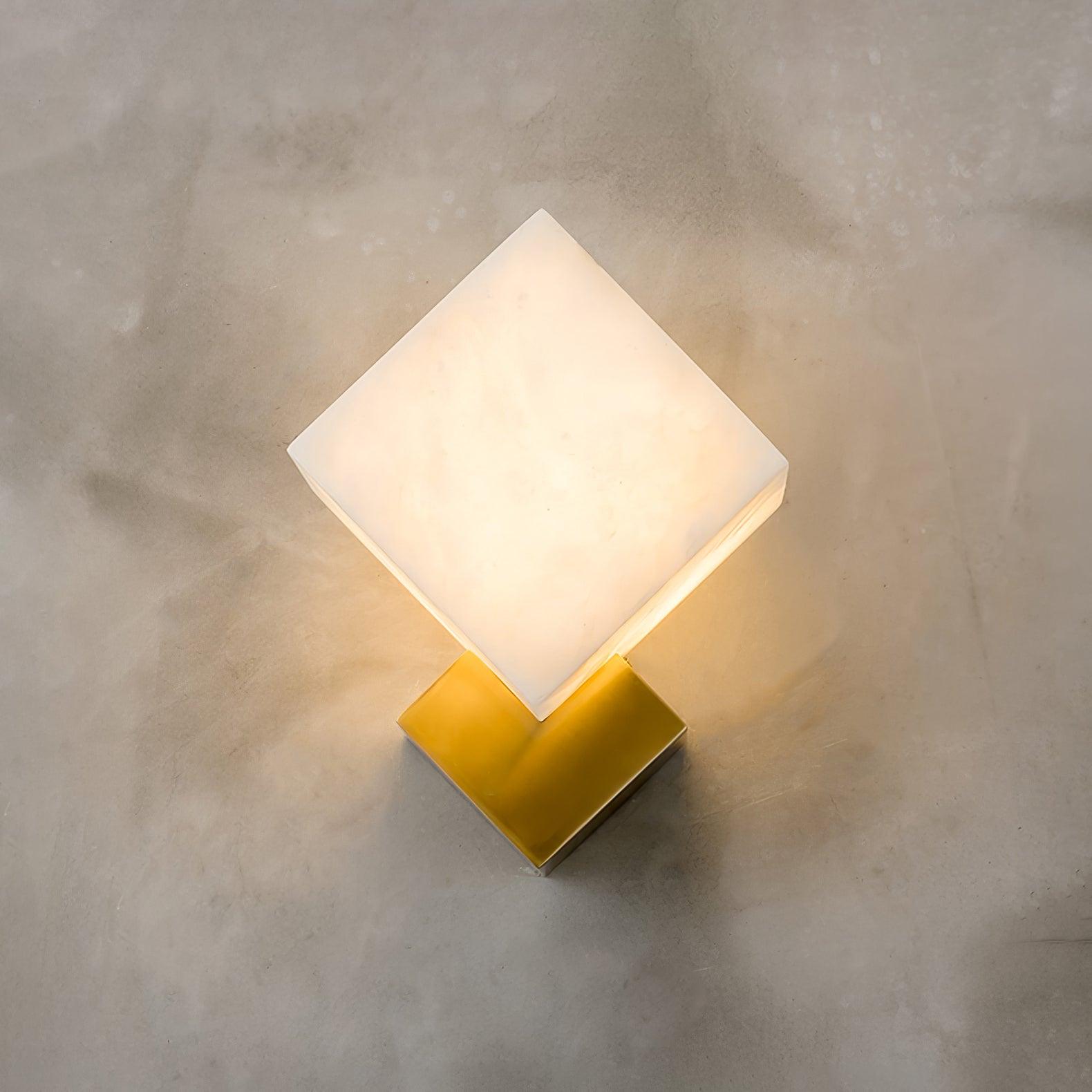 Arden Minimalist Alabaster Wall Light - Letslighting