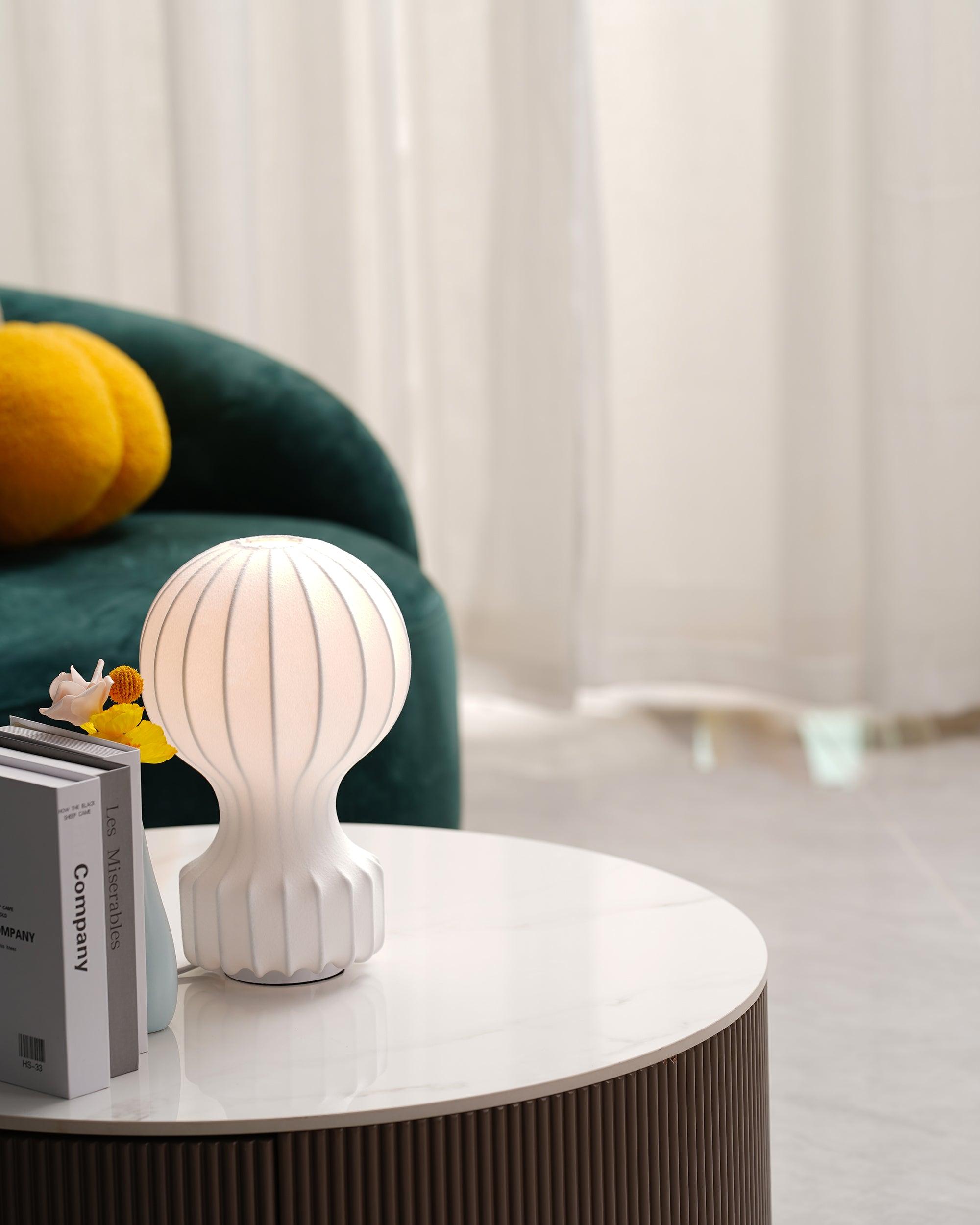 Pulsice Steel Sculptural Table Lamp - Letslighting