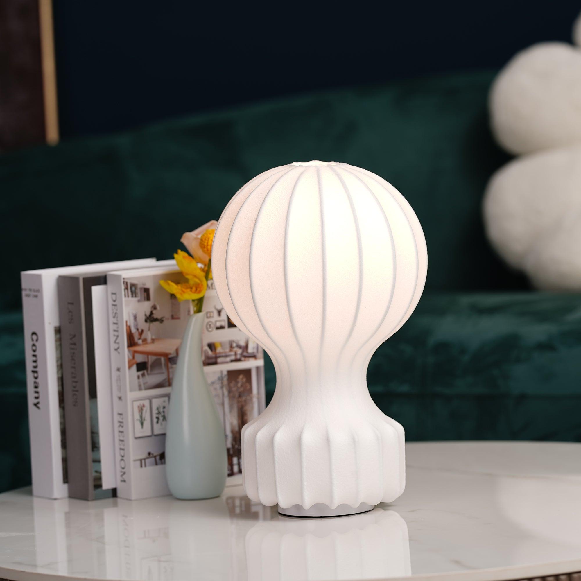 Pulsice Steel Sculptural Table Lamp - Letslighting