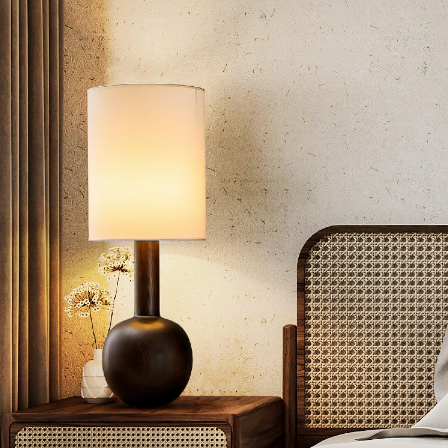 Ovave Wooden Rustic Table Lamp - Letslighting