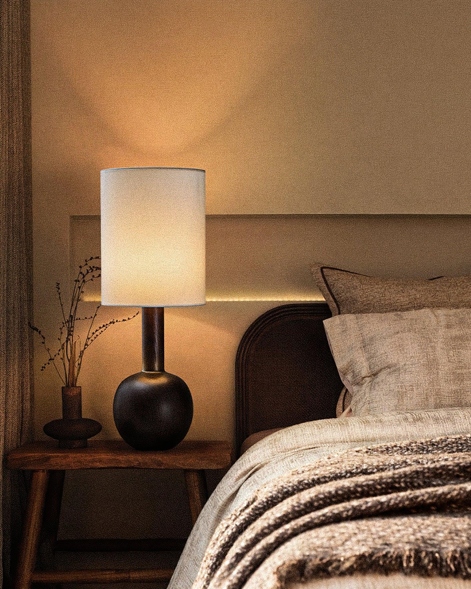Ovave Wooden Rustic Table Lamp - Letslighting