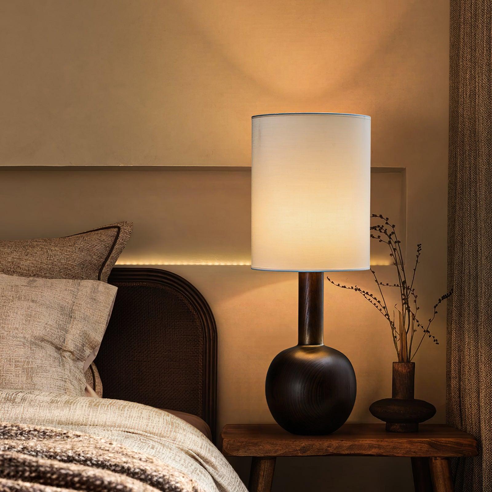 Ovave Wooden Rustic Table Lamp - Letslighting