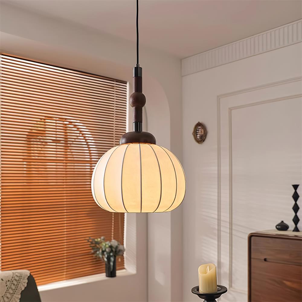 Gaya Pendant Lamp Silk Globe - Letslighting