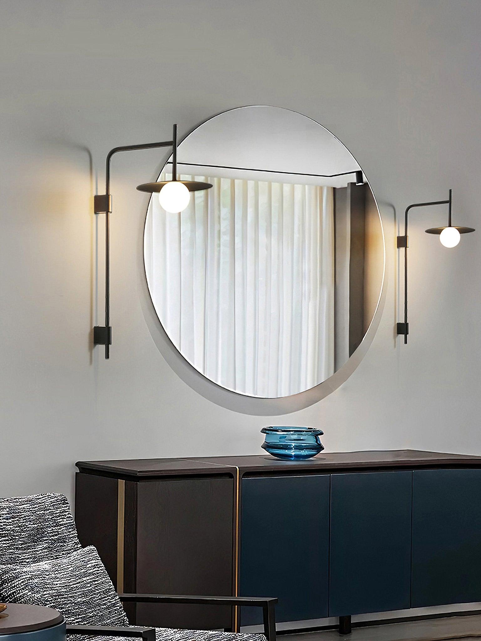Gea Swing Arm Plug-in Wall Lamp - Blowlighting