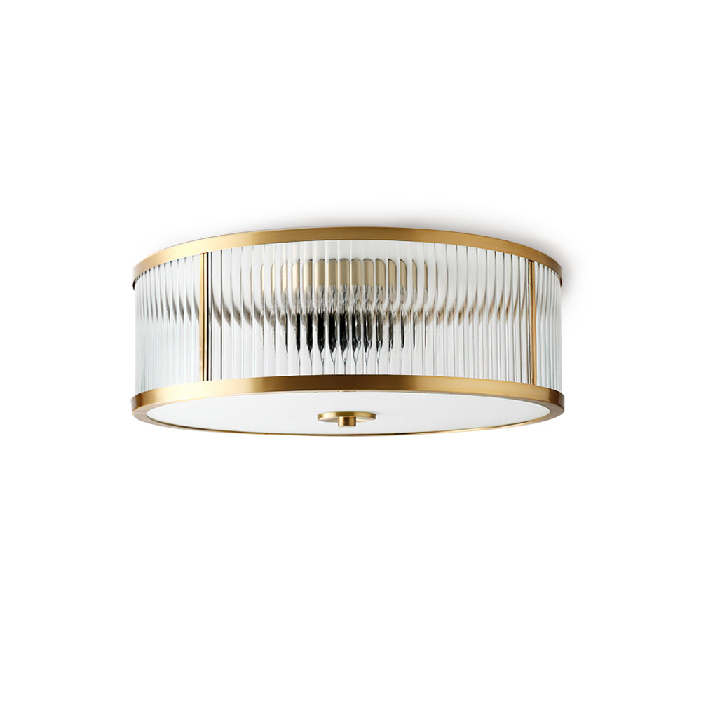 Avvynila Modern Minimalist Brass Glass CeIling Lamp - Letslighting