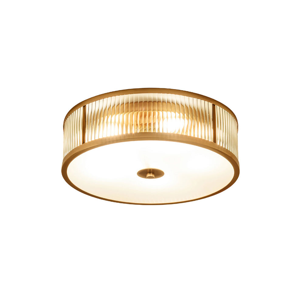 Avvynila Modern Minimalist Brass Glass CeIling Lamp - Letslighting